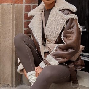 PLT NWT aviator jacket